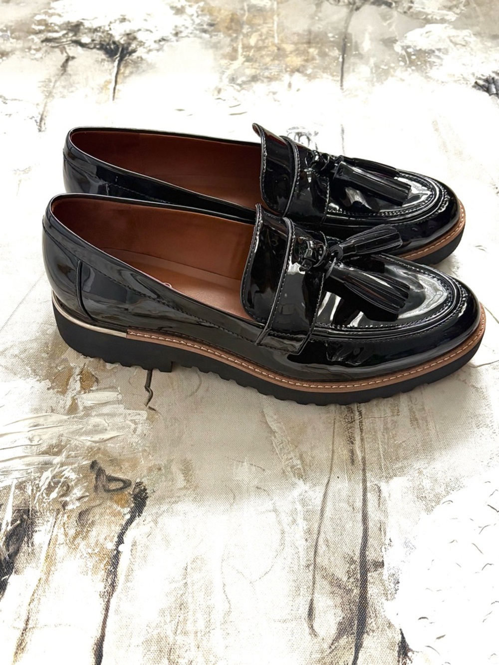 Franco Sarto Patent Loafers